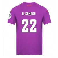 Maglia Calcio Wolves Nelson Semedo #22 Terza Divisa 2024-25 Manica Corta